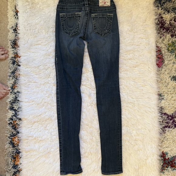 True Religion Stella Skinny Low Rise,Size 26x33 - Picture 2 of 15